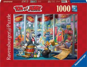 Ravensburger Puzzle 2D 1000 elementów Tom i Jerry 1