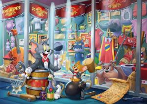 Ravensburger Puzzle 2D 1000 elementów Tom i Jerry 2
