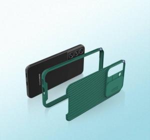 Nillkin Etui Nillkin CamShield Pro do Samsung Galaxy S22+ (Ciemnozielone) uniwersalny 4