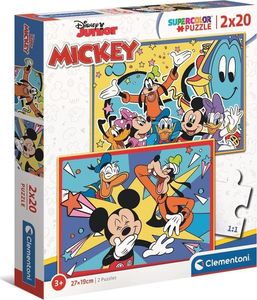 Clementoni Clementoni Puzzle 2x20el Mickey Mouse 24791 1