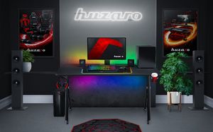 Biurko Huzaro Hero 2.8 Czarne 140 cmx60 cm 15