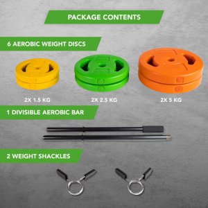 Tunturi Zestaw ciężarów - 20KG 2