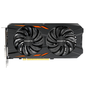 Karta graficzna Gigabyte GeForce GTX 1050 Ti Windforce 4GB GDDR5 (128 Bit) 3xHDMI, DVI-D, DP, BOX (GV-N105TWF2OC-4GD) 3