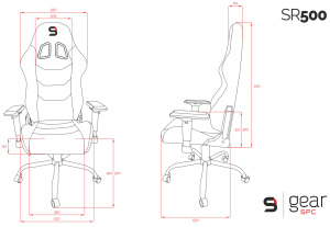 Fotel SPC Gear SR500 White (SR500WH) 15