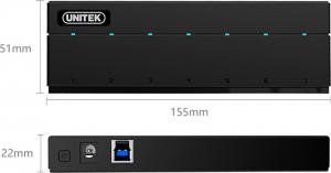 HUB USB Unitek 7x USB-A 3.0 (Y-3184) 6