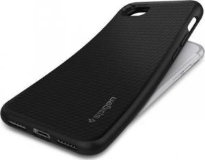 Braders Etui Spigen Liquid Air + Szkło Hartowane do iPhone 7 / 8 / SE 2020 Black 9