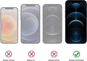 Braders Szkło Hartowane Płaskie 9H do iPhone 12 Pro Max 6