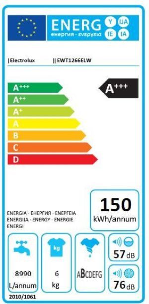 Pralka Electrolux EWT1266ELW 2