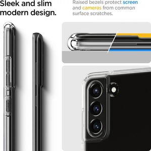 Spigen Etui Spigen Liquid Crystal do Samsung Galaxy S21 Fe Crystal Clear 13