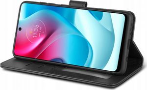 Braders Etui Portfel Wallet 2 + Szkło do Motorola Moto G60S 2