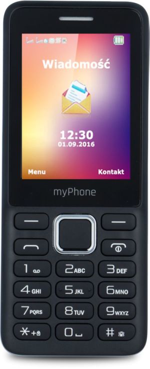 Telefon komórkowy myPhone 6310 Dual SIM Czarny 1