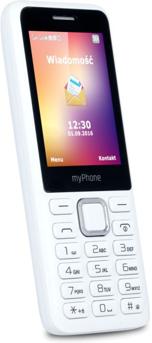 Telefon komórkowy myPhone 6310 Dual SIM Biały 2