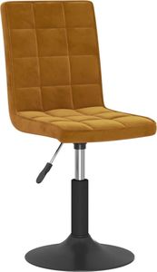 vidaXL Obrotowe krzesła stołowe, 2 szt., brązowe, aksamitne 4