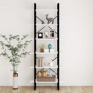 vidaXL Wysoki regał, biały, 80x30x210 cm, lita sosna 4