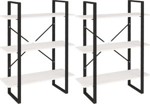 vidaXL Wysoki regał, biały, 80x30x210 cm, lita sosna 8