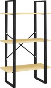 vidaXL Regał, 60x30x105 cm, lite drewno sosnowe 2