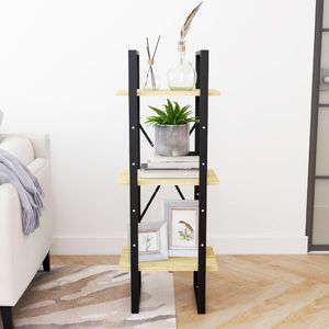 vidaXL 3-poziomowy regał na książki, 40x30x105 cm, sosnowy 3