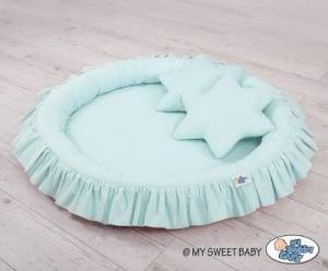 My Sweet Baby Gniazdko z falbanką - jasna mięta 20