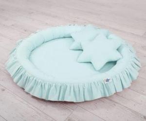 My Sweet Baby Gniazdko z falbanką - jasna mięta 3