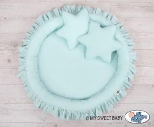 My Sweet Baby Gniazdko z falbanką - jasna mięta 4