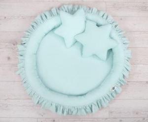 My Sweet Baby Gniazdko z falbanką - jasna mięta 5