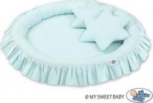 My Sweet Baby Gniazdko z falbanką - jasna mięta 6