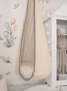 Huśtawka My Sweet Baby Wisząca huśtawka hamak kokon My Sweet Baby - beżowy 6