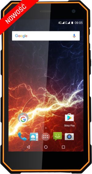 Smartfon myPhone Hammer Energy 16 GB Dual SIM Czarno-pomarańczowy  (5902052867448) 1