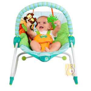 Bright Starts Leżaczek/Siedzisko żabka 18 KG (BS 60127) 4