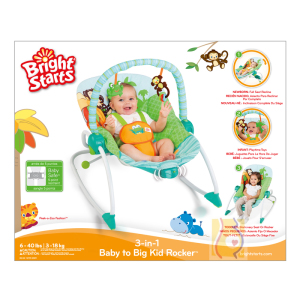 Bright Starts Leżaczek/Siedzisko żabka 18 KG (BS 60127) 9