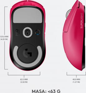 Mysz Logitech G Pro X Superlight Pink  (910-005956) 8