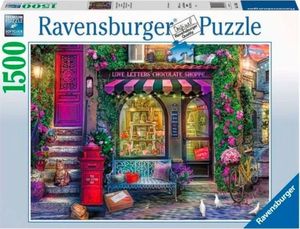 Ravensburger Puzzle 2D 1500 elementów Sklep z czekoladą 1