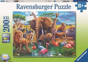 Ravensburger Puzzle dla dzieci 2D Dzikie zwierzęta 200 elementów 2