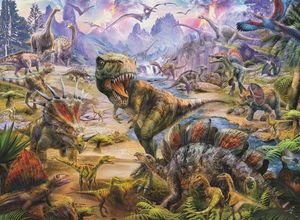 Ravensburger Puzzle dla dzieci 2D Dinozaury 300 elementów 2