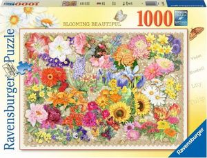 Ravensburger Puzzle 2D 1000 elementów Kwitnące kwiaty 1