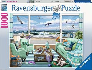 Ravensburger Puzzle 2D 1000 elementów Wyjście na plażę 1