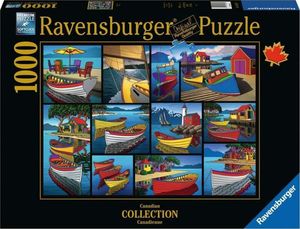 Ravensburger Puzzle 2D 1000 elementów Na wodzie 1