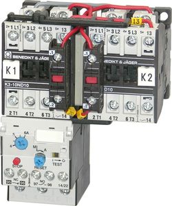 Benedict Układ rewersyjny 3P 230 V AC 10 A 4 kW K3NWU10 230, BENEDICT, BE-K3NWU10-230-00. 1