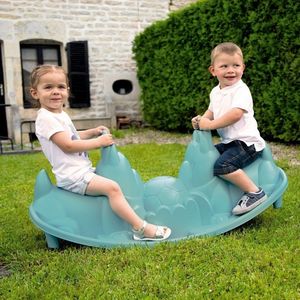 Huśtawka Smoby Bujak Niebieski Trzyosobowy 2