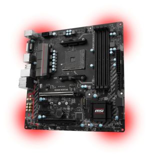 Płyta główna MSI B350M MORTAR, B350, DDR4, SATA3, USB 3.1, mATX AM4 3