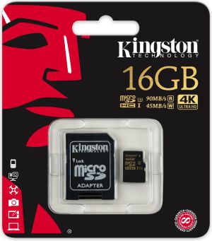Karta Kingston Gold MicroSDHC 16 GB  (SDCG/16GB) 1