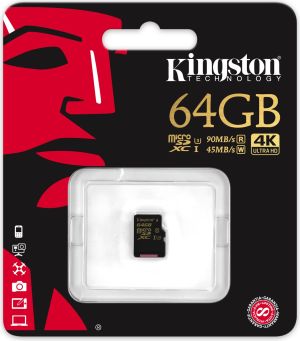 Karta Kingston Gold MicroSD 64 GB  (SDCG/64GBSP) 1