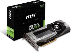 Karta graficzna MSI GeForce GTX 1080 Ti Founders Edition 11GB GDDR5X (352 bit), HDMI, 3x DP, BOX 1