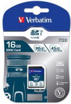 Karta Verbatim SDHC 16 GB Class 10  (47020) 1