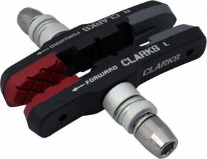  Klocki hamulcowe CLARK'S CPS301 MTB (V-brake) czerwono-czarno-szare 72mm 1