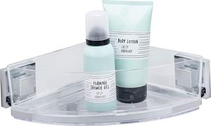 Koszyk prysznicowy Wenko wieszak prysznicowy i wannowy 28 cm stal nierdzewna srebrna/przezroczysta 2