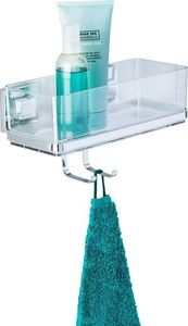 Koszyk prysznicowy Wenko rack prysznicowy Vacuum-Loc Quadro 25,5 x 15 cm stal nierdzewna chrom 1