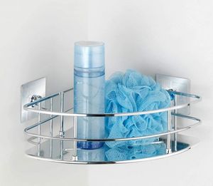 Koszyk prysznicowy Wenko wieszak prysznicowy i wannowy Quadro Turbo-Loc 27,5 cm stal nierdzewna 4