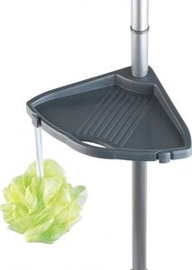 Koszyk prysznicowy Wenko Stelaż prysznicowy i wannowy 78-275 cm aluminiowy srebrny/szary (twm_517288) 3
