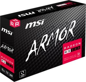 Karta graficzna MSI Radeon RX 580 ARMOR, 8GB GDDR5 (256 Bit), DVI-D, HDMI, DP, BOX 2